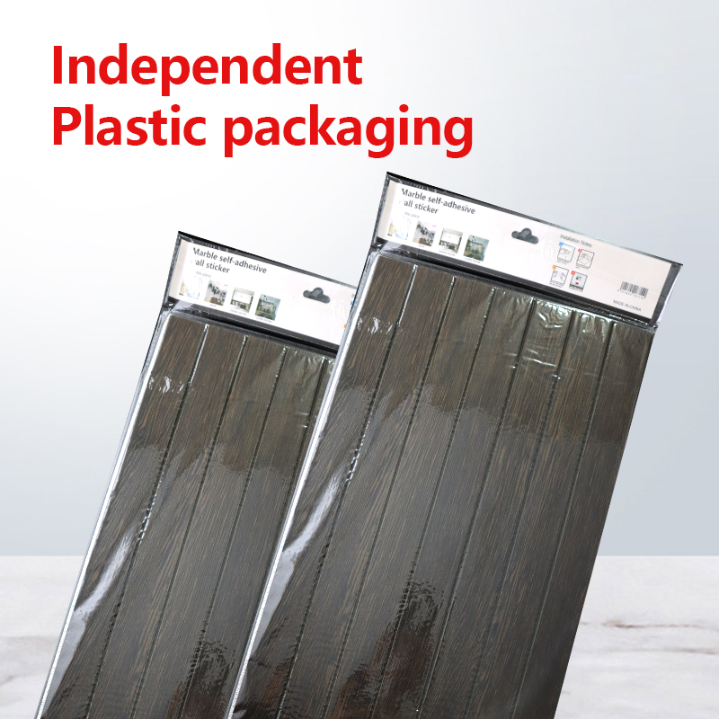 casa moderna Autoadhesiva IXPE Pegatina de pared ranurada Pegatinas de pared de rejilla de patrón de madera de moda duradera