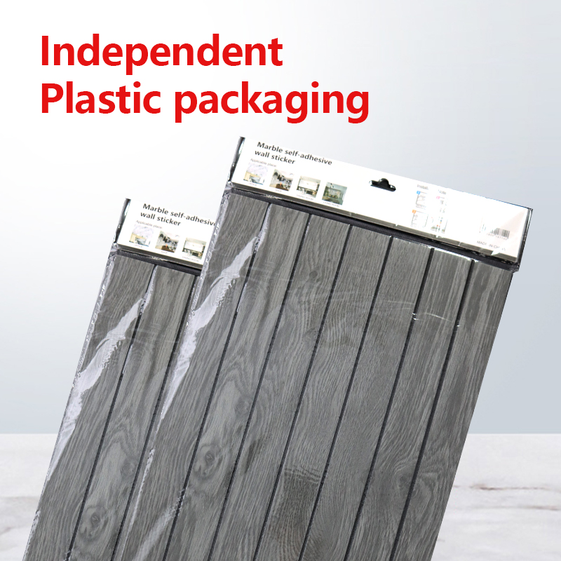 Autoadhesiva impermeable de grano de mármol de alto brillo ixpe 3d pegatina de pared ranurada para sala de estar y baño