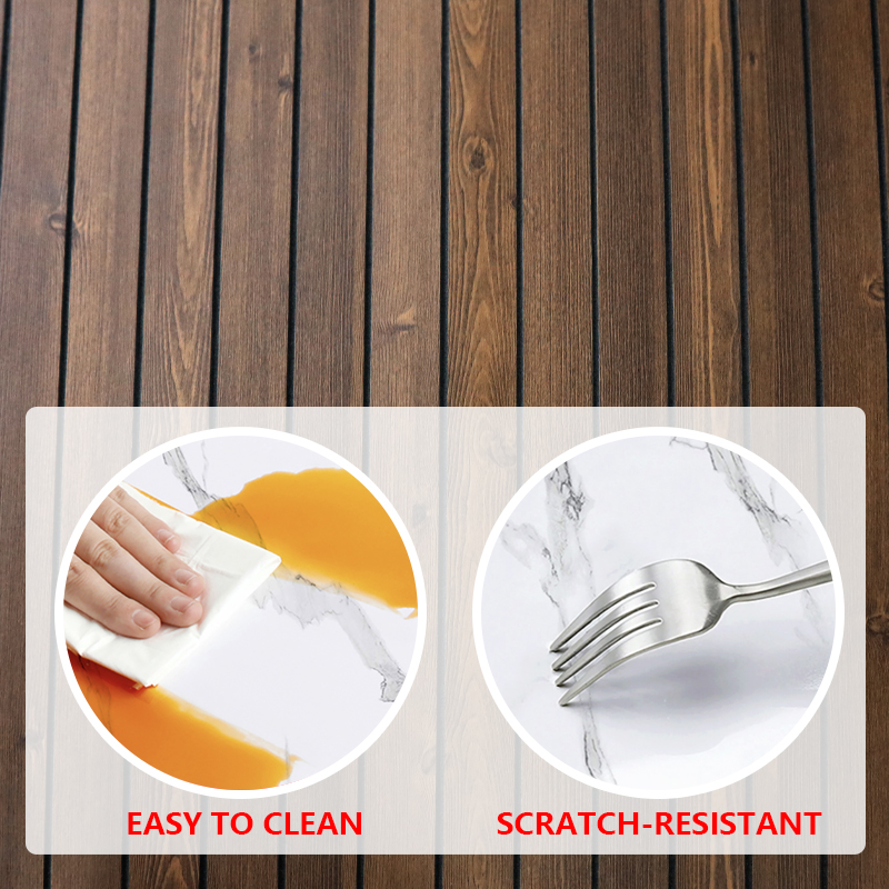 nuevo diseño impermeable ixpe acanalada pegatina de pared anti arañazos alta brillante autoadhesiva de mármol de pared pegatinas