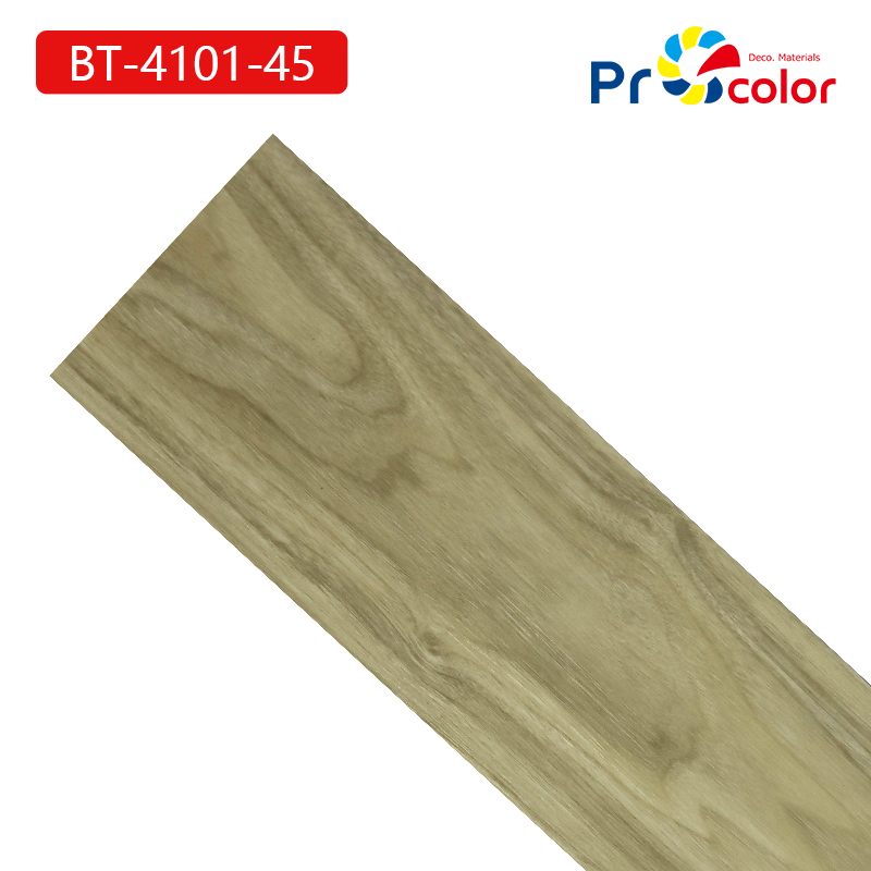 Moderno estilo patrón de madera impermeable autoadhesivo pvc lvt azulejos de piso de vinilo para la 