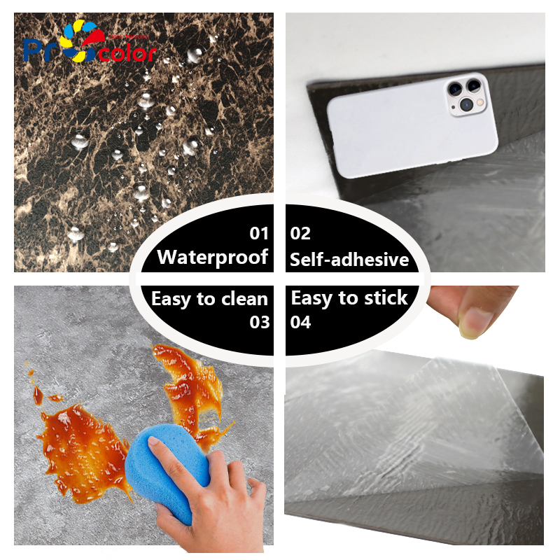 moderno interior grano de madera pisos diseño personalizado a prueba de agua lvt piso autoadhesivo para dormitorio sala de estar