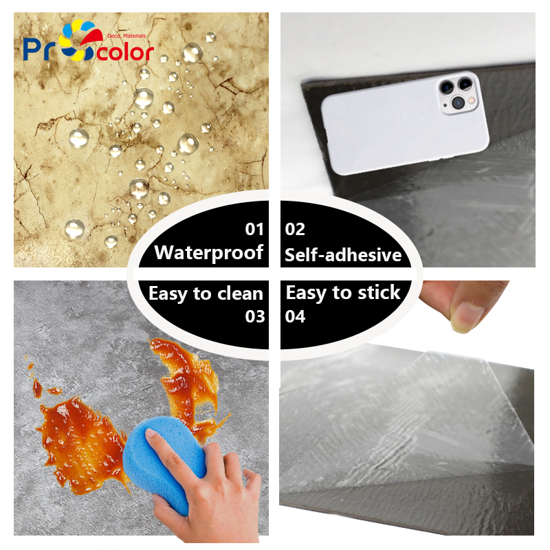 azulejo de vinilo de lujo LVT suelo de grano de madera autoadhesivo duradero para la oficina comercial del hogar