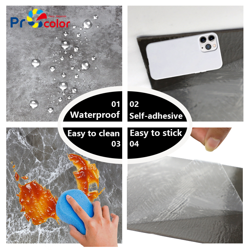 Pisos LVT autoadhesivos de alta calidad resistentes al deslizamiento pisos LVT impermeables de vinilo para apartamento familia