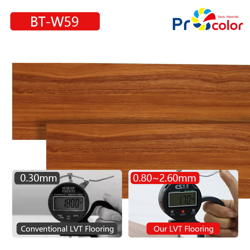 oficina barata casa interior grano de madera anti-arañazos PVC lvt piso autoadhesivo rectángulo lvt azulejos de piso